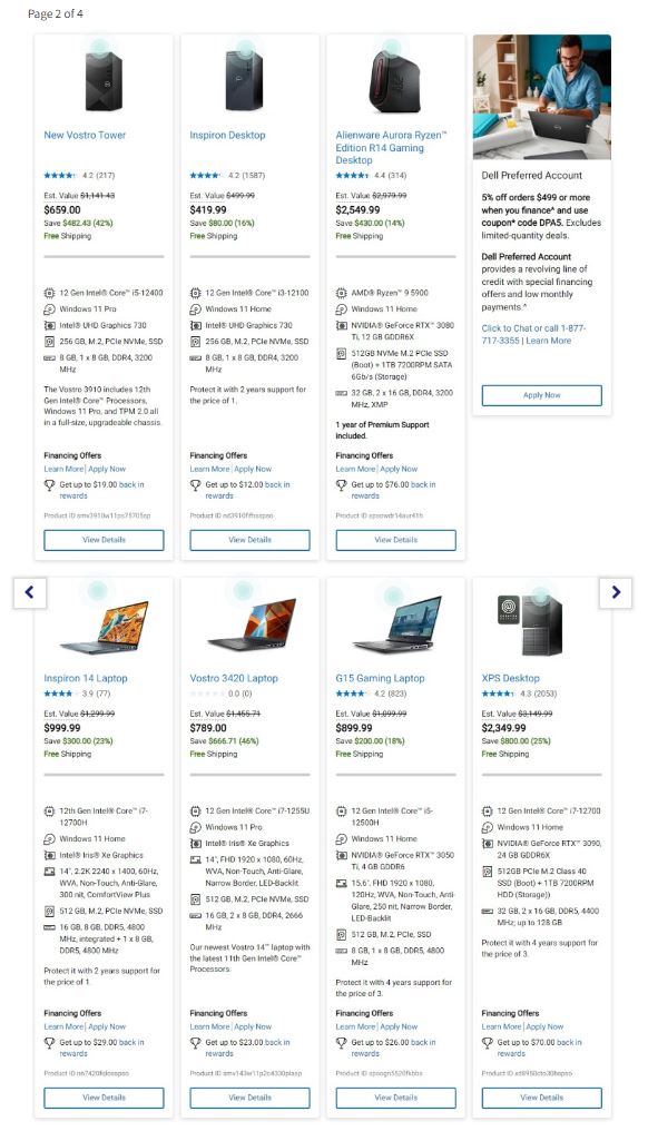 Dell Pre Black Friday 2022 Page 2