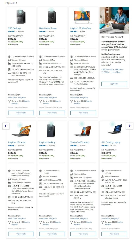 Dell Pre Black Friday 2022 Page 3