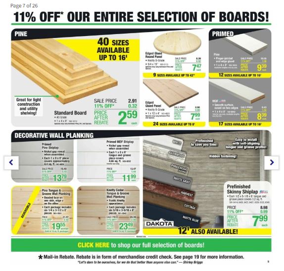 Menards Black Friday 2022 Friday Page 7