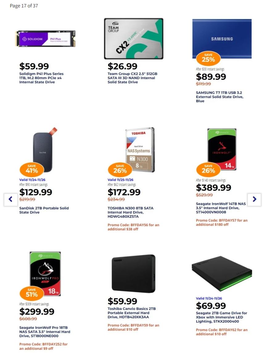 Newegg Black Friday 2022 Friday Page 17