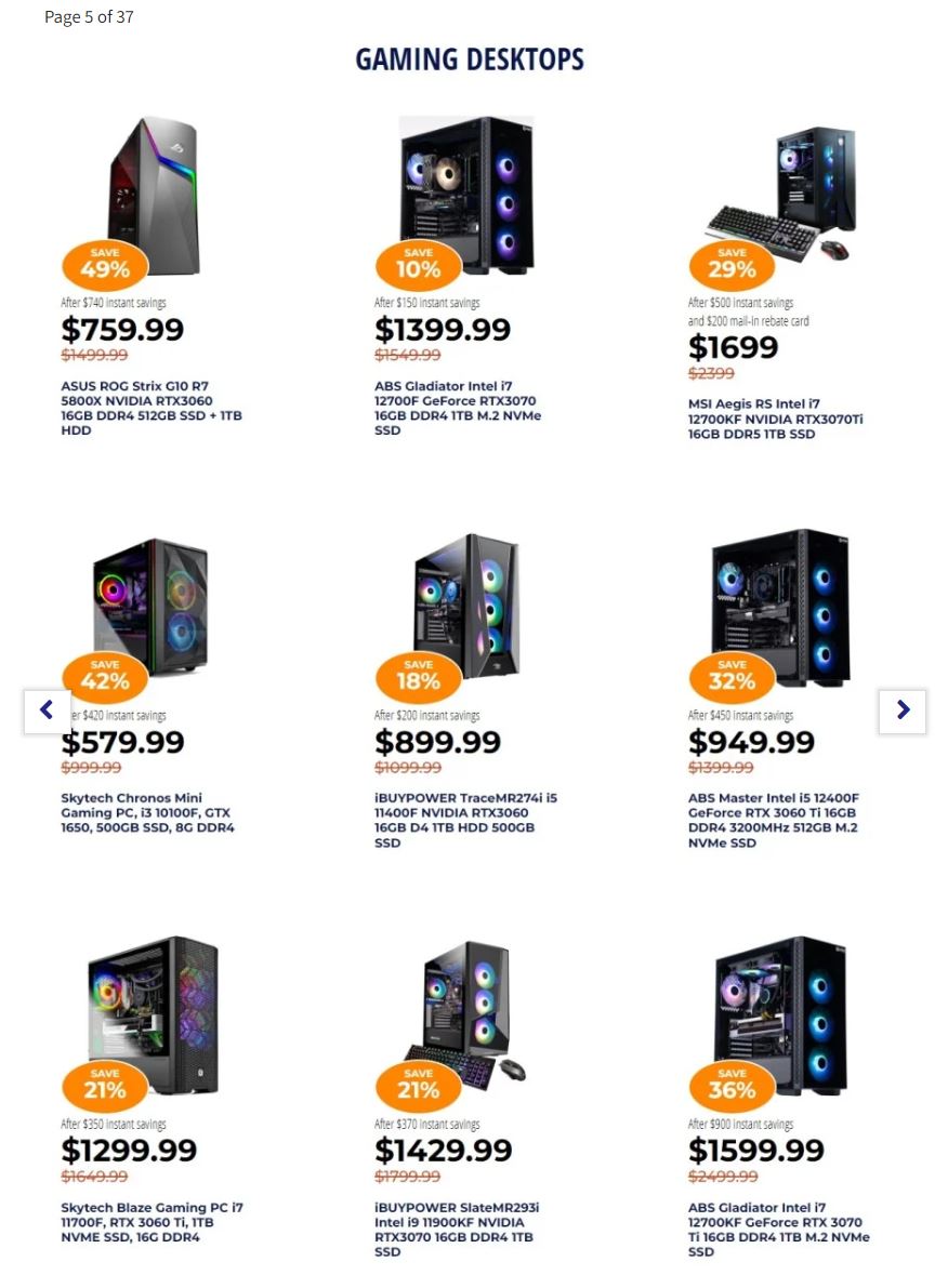 Newegg Black Friday 2022 Friday Page 5