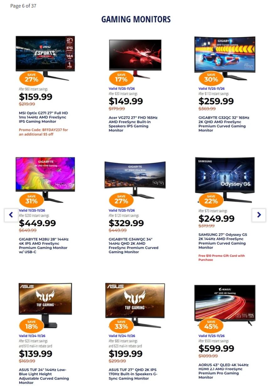 Newegg Black Friday 2022 Friday Page 6