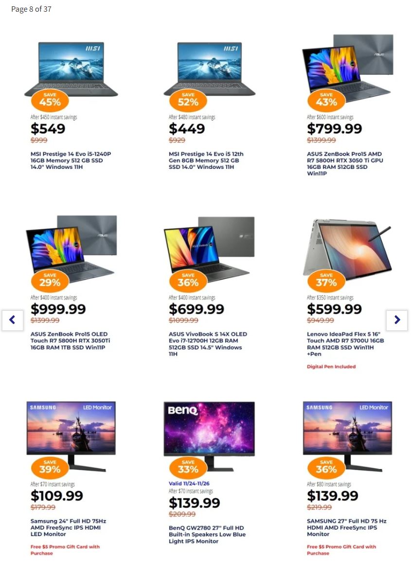 Newegg Black Friday 2022 Friday Page 8