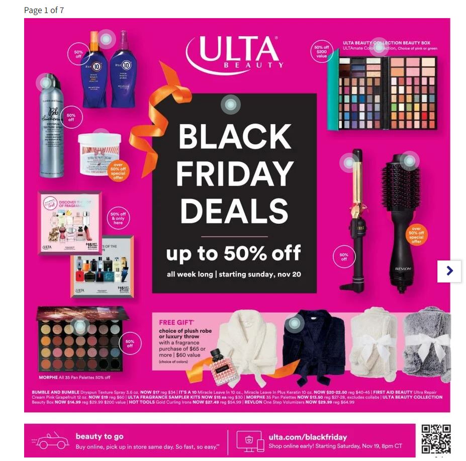 Ulta Black Friday 2022 Friday Page 1