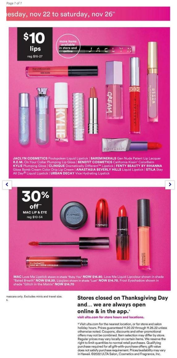 Ulta Black Friday 2022 Friday Page 7