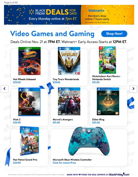 Walmart Black Friday 2022 Friday Page 6