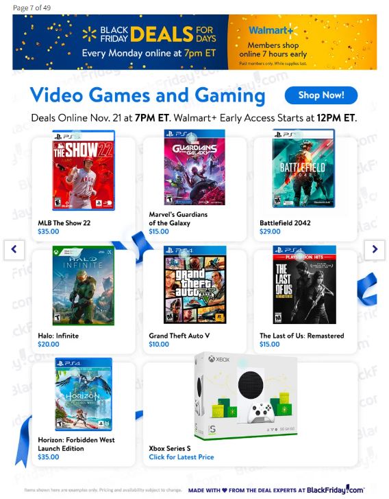 Walmart Black Friday 2022 Friday Page 7