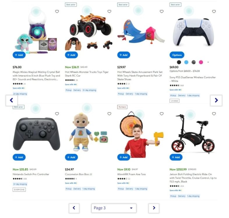Walmart Toy Book 2022 Page 3
