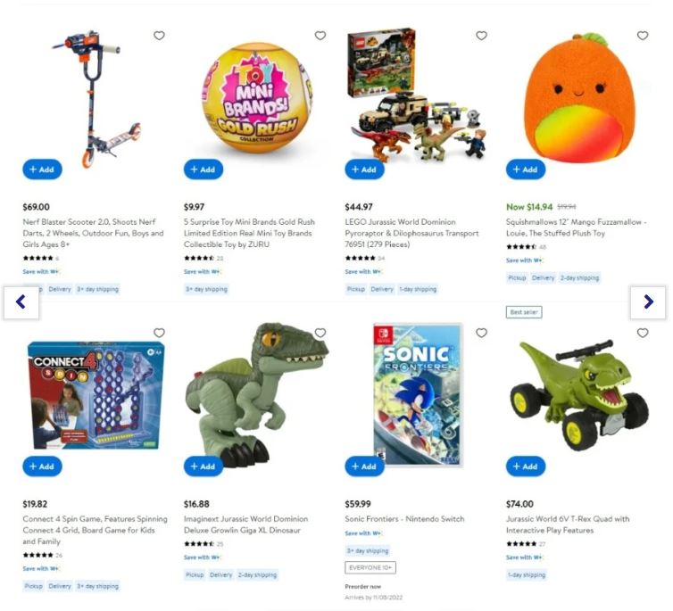Walmart Toy Book 2022 Page 4